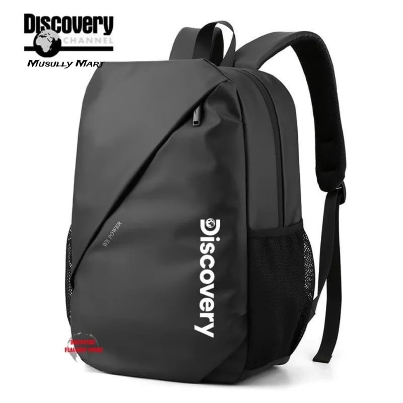 collage versity laptop bag black-1 Men Waterproof Discovery Backpack - Image 1