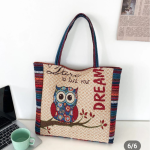 Unique Stylish Cotton Canvas Tote Bag - Image 10