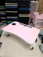 Solid Color Portable and Foldable Laptop Table - Image 4
