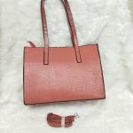 Leather Fashionable Side Bag Medium Size for Girls - Image 6